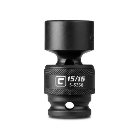 Capri Tools 15/16-Inch Universal Impact Socket 1/2-Inch Drive 6-Point SAE