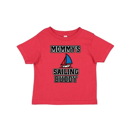 Inktastic Mommy Sailing Buddy Sailboat Gift Baby Boy or Baby Girl T-Shirt
