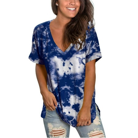 Dolkfu Plus Size Sleep Shirt Womens Fashion Plus Size Gradient Color V-Neck Short Sleeve T-Shirt Tops Blouse XX
Dolkfu Plus Size Sleep Shirt Womens Fashion Plus Size Gradient Color V-Neck Short Sleeve T-Shirt Tops Blouse XX