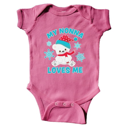 Inktastic Polar Bear My Nonna Loves Me in Santa Hat with Snowflakes Gift Baby Boy or Baby Girl Bodysuit
Inktastic Polar Bear My Nonna Loves Me in Santa Hat with Snowflakes Gift Baby Boy or Baby Girl Bodysuit