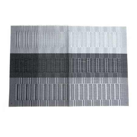 Progressive Shade Bamboo Strip Jacquard Weave PVC Placemat Dining Table Mat Pad
Progressive Shade Bamboo Strip Jacquard Weave PVC Placemat Dining Table Mat Pad