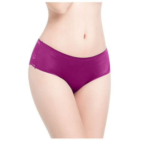 Gubotare Panties For Women Lace Underwear for Women Breathable Bikini Lightweight Soft Hipster Cheeky Panties Purple XXL
Gubotare Panties For Women Lace Underwear for Women Breathable Bikini Lightweight Soft Hipster Cheeky Panties Purple XXL