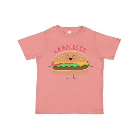 Inktastic Cute Kawaii Hamburger Gift Toddler Boy or Toddler Girl T-Shirt