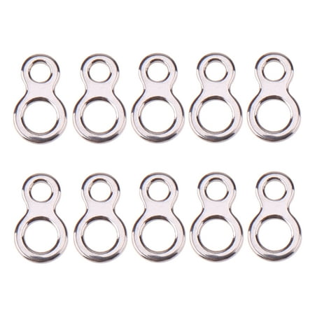 Smrinog 10pcs Fishing Butterfly Jigging Stainless Steel Figure 8 Solid Ring Assist
Smrinog 10pcs Fishing Butterfly Jigging Stainless Steel Figure 8 Solid Ring Assist