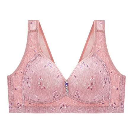 Bigersell Women Sports Bra Women Flower Print Non-Underwire Underwear Bras Tall Size Padded Bralettes for Female Style 13890 Purple 42D
Bigersell Women Sports Bra Women Flower Print Non-Underwire Underwear Bras Tall Size Padded Bralettes for Female Style 13890 Purple 42D