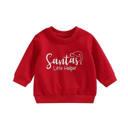 Sunisery Toddler Kids Baby Girls Boys Autumn Pullover Tops Santas Print Long-Sleeved Loose Sweatshirt
Sunisery Toddler Kids Baby Girls Boys Autumn Pullover Tops Santas Print Long-Sleeved Loose Sweatshirt