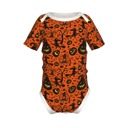 Lukts Halloween3 Print Baby Short Sleeve Romper Onesie for Newborn Baby Boys and Girls-12 Months
Lukts Halloween3 Print Baby Short Sleeve Romper Onesie for Newborn Baby Boys and Girls-12 Months