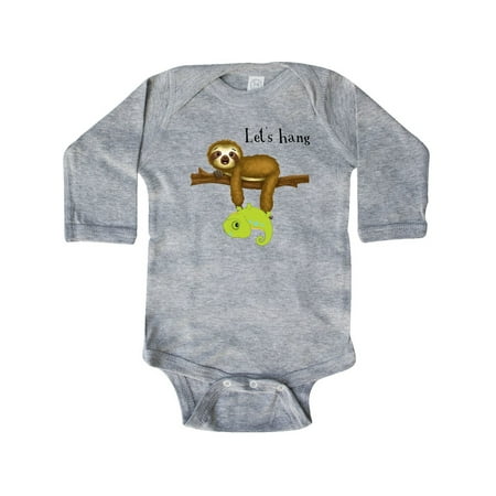 Inktastic Cute Sloth Sedrick Lets Hang from Tiny Tusks Gift Baby Boy or Baby Girl Long Sleeve Bodysuit
Inktastic Cute Sloth Sedrick Lets Hang from Tiny Tusks Gift Baby Boy or Baby Girl Long Sleeve Bodysuit