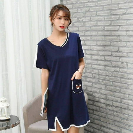 QWZNDZGR Summer Cotton M-5XL Sleepwear Women Nightdress Womens Cotton Cartoon Ladies Nightgown Sexy Nightwear Plus Size Home Sleep Dress
QWZNDZGR Summer Cotton M-5XL Sleepwear Women Nightdress Womens Cotton Cartoon Ladies Nightgown Sexy Nightwear Plus Size Home Sleep Dress