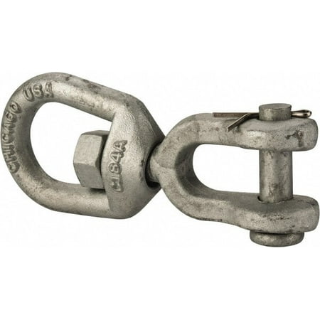 Made in USA 5 200 Lbs. Load Limit 7-3/8 Inches Long x 5/8 Inch Diameter Jaw Eye Swivel
Made in USA 5 200 Lbs. Load Limit 7-3/8 Inches Long x 5/8 Inch Diameter Jaw Eye Swivel