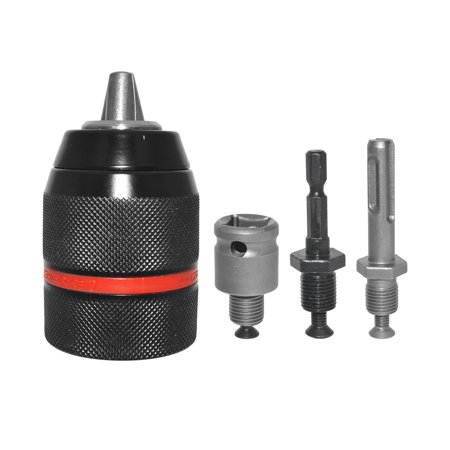 4pcs Oneway 2-13mm 1/2-20UNF Connector Hand Tool Quick Replacement Drill Chuck