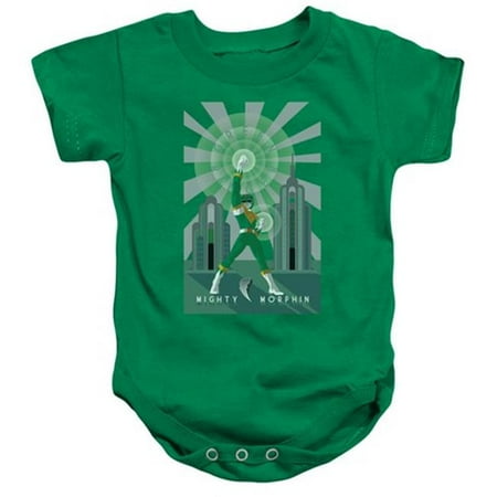 Power Rangers-Green Ranger Deco Infant Snapsuit Kelly Green - XL 24 Months