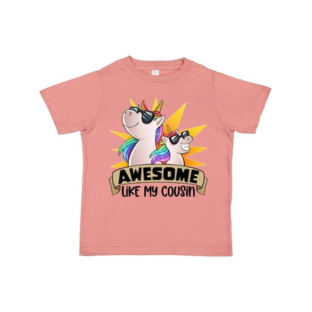 Inktastic Awesome Like My Cousin Cute Unicorn Family in Sunglasses Gift Toddler Boy or Toddler Girl T-Shirt
Inktastic Awesome Like My Cousin Cute Unicorn Family in Sunglasses Gift Toddler Boy or Toddler Girl T-Shirt