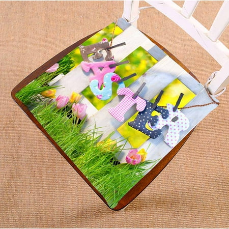 PKQWTM fence and beautiful Tulips with letters EASTER Chair Pads Chair Mat Seat Cushion Chair Cushion Floor Cushion Size 18x18 inches
PKQWTM fence and beautiful Tulips with letters EASTER Chair Pads Chair Mat Seat Cushion Chair Cushion Floor Cushion Size 18x18 inches