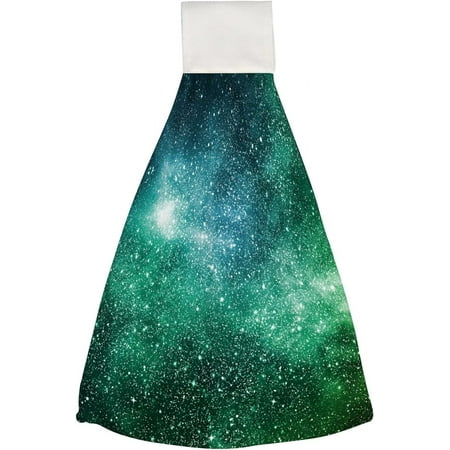 Hanging Towels 1 Pcs Dish Towels Green Pattern Galaxy Absorbent Hand Towels with Hanging Loop Washcloth for Bathroom Kitchen
Hanging Towels 1 Pcs Dish Towels Green Pattern Galaxy Absorbent Hand Towels with Hanging Loop Washcloth for Bathroom Kitchen