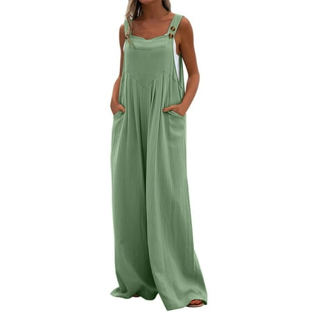 Casual Pocket Women Romper Strap Solid Playsuit Button Long Jumpsuit Women s Jumpsuit Overall Pajamas
Casual Pocket Women Romper Strap Solid Playsuit Button Long Jumpsuit Women s Jumpsuit Overall Pajamas