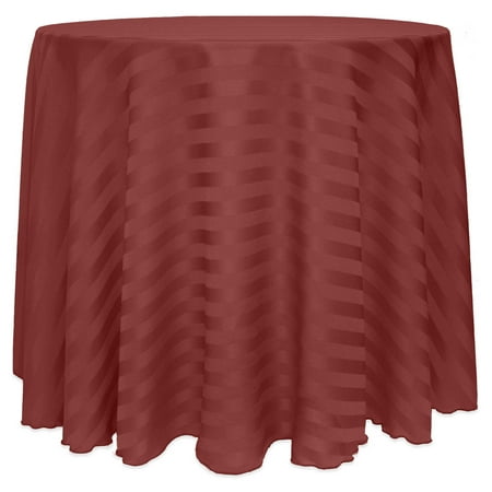 Ultimate Textile (3 Pack) Satin-Stripe 96-Inch Round Tablecloth - for Wedding and Catering Hotel or Home Dining use Brick Rust Red
Ultimate Textile (3 Pack) Satin-Stripe 96-Inch Round Tablecloth - for Wedding and Catering Hotel or Home Dining use Brick Rust Red