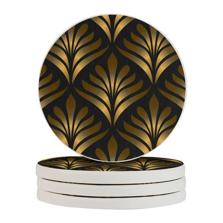 Circular Drink Coasters Set Luxury Gold Pattern Beautiful Home Decor Diatomite Heat-Resistant Diatomite Protect Table Countertop
Circular Drink Coasters Set Luxury Gold Pattern Beautiful Home Decor Diatomite Heat-Resistant Diatomite Protect Table Countertop