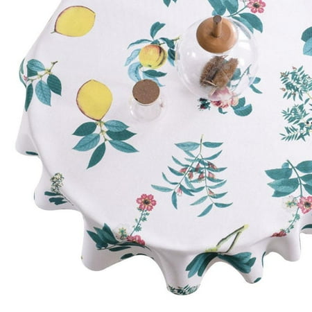 Tablecloth Round Flower printing Leaves Tablecloth Table Cloth Floral Table Protector for Round Tables for Outdoor Picnic Party 120cm
Tablecloth Round Flower printing Leaves Tablecloth Table Cloth Floral Table Protector for Round Tables for Outdoor Picnic Party 120cm