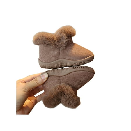 Gomelly Unisex Snow Boot Faux Fur Warm Booties Comfort Winter Bootie Round Toe Shoes School Outdoor Ankle Boots Khaki 10C
Gomelly Unisex Snow Boot Faux Fur Warm Booties Comfort Winter Bootie Round Toe Shoes School Outdoor Ankle Boots Khaki 10C