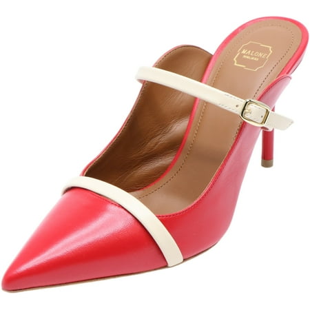 Malone Souliers Women s Melody Nappa Red / Cake Leather Pump - 5M