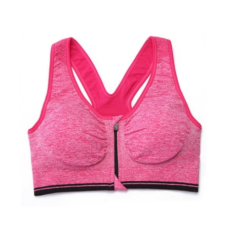 Front Zipper Sports Underwear Shockproof Running Fitness Sports Vest Yoga Bra for Workout Size S (Rosy)
Front Zipper Sports Underwear Shockproof Running Fitness Sports Vest Yoga Bra for Workout Size S (Rosy)