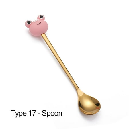 Gold Creative Dinnerware Dessert Tableware Ice Cream Cutlery Cartoon Astronauts Fruit Animal Shape Coffee Stirring Spoons Stainless Steel Forks SPOON TYPE 17
Gold Creative Dinnerware Dessert Tableware Ice Cream Cutlery Cartoon Astronauts Fruit Animal Shape Coffee Stirring Spoons Stainless Steel Forks SPOON TYPE 17
