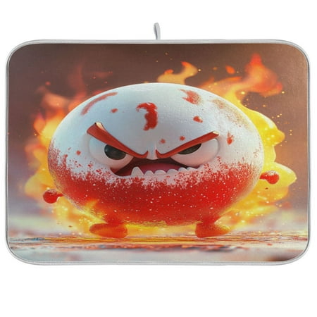 Dish Drying Mat 18 x 24 Highly Absorbent Microfiber for Dishes Utensils Red and White Cartoon
Dish Drying Mat 18 x 24 Highly Absorbent Microfiber for Dishes Utensils Red and White Cartoon