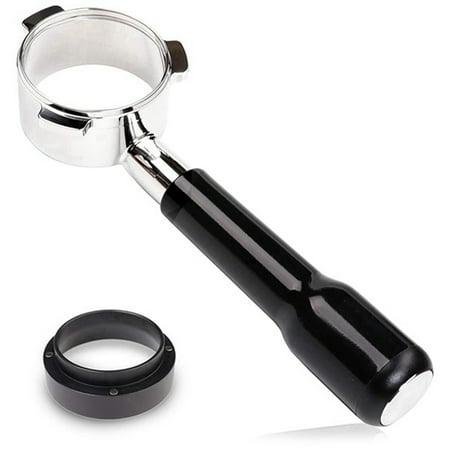 54mm Bottomless Portafilter for Barista and More Espresso Machine with Coffee Dosing Ring
54mm Bottomless Portafilter for Barista and More Espresso Machine with Coffee Dosing Ring