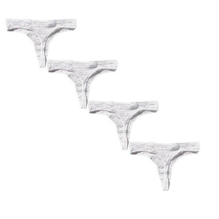 Womens Underwear Brief Lace Through Hollow Out Cotton Low Waist Lace Thong Panties4PC
Womens Underwear Brief Lace Through Hollow Out Cotton Low Waist Lace Thong Panties4PC