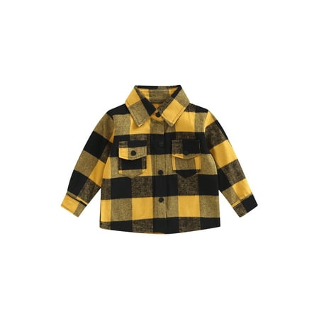 Musuos Baby Boy Girl Plaid Tops Long Sleeve Button Down Buffalo Plaid Flannel Shirt
Musuos Baby Boy Girl Plaid Tops Long Sleeve Button Down Buffalo Plaid Flannel Shirt