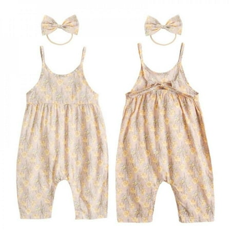 NEW Infant Baby Girls Jumpsuit One-Piece Romper Outfit Summer Clothes Floral Halter Bodysuit
NEW Infant Baby Girls Jumpsuit One-Piece Romper Outfit Summer Clothes Floral Halter Bodysuit