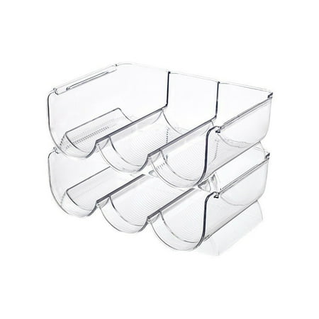 Water Bottle Organizer 2 Pack Stackable Bottle Holder Storage Rack for Cabinet Kitchen Countertop Plastic Organizer Holding 6 Bottles Clear
Water Bottle Organizer 2 Pack Stackable Bottle Holder Storage Rack for Cabinet Kitchen Countertop Plastic Organizer Holding 6 Bottles Clear