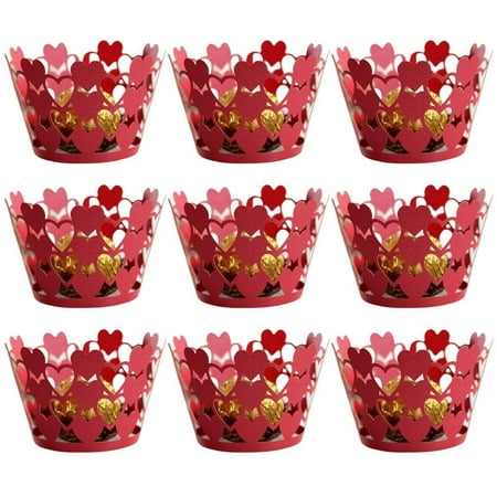 Southwit Valentine s Day Party Hollow Paper Wrappers Creative Cupcake Containers Cake Holders Baking Accessories for Home Party 50 Pcs (Red)
Southwit Valentine s Day Party Hollow Paper Wrappers Creative Cupcake Containers Cake Holders Baking Accessories for Home Party 50 Pcs (Red)
