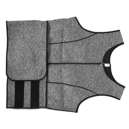 Sweat Vest Easy To Put On Comfortable Increase Sweat Zipper Design Waist Trainer Vest For Jogging Gray
Sweat Vest Easy To Put On Comfortable Increase Sweat Zipper Design Waist Trainer Vest For Jogging Gray
