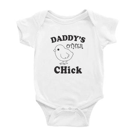 Daddys Other Chick Cute Baby Romper Boy Girl Clothes Unisex