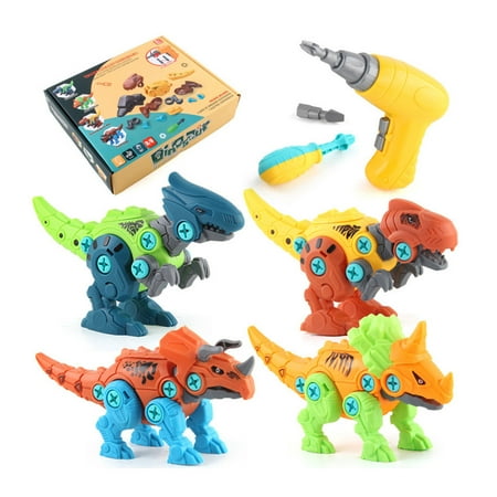 Take Apart Dinosaur Toy Building Toy Set for 5-7 Years Old Kids