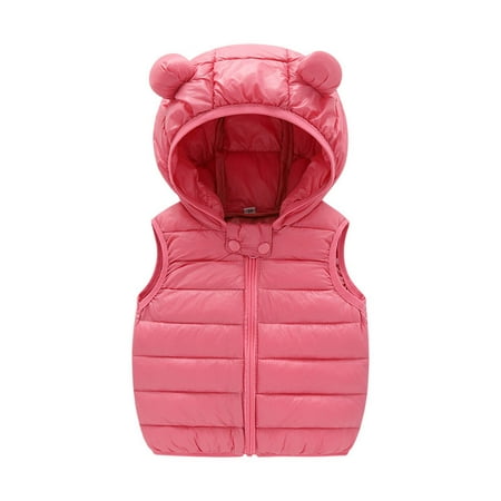 Toddler Kids Baby Boys Girls Hooded Vest Coat Cute Ear Solid Color Windproof Padded Winter Zipper Jacket Outerwear Baby Clothes
Toddler Kids Baby Boys Girls Hooded Vest Coat Cute Ear Solid Color Windproof Padded Winter Zipper Jacket Outerwear Baby Clothes