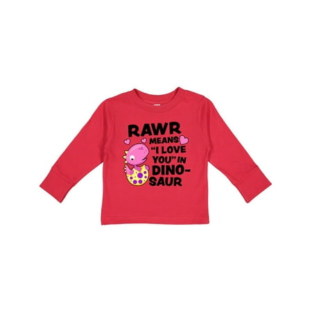 Inktastic Rawr Means I Love You in Dinosaur Valentine in Pink Gift Toddler Toddler Girl Long Sleeve T-Shirt
Inktastic Rawr Means I Love You in Dinosaur Valentine in Pink Gift Toddler Toddler Girl Long Sleeve T-Shirt