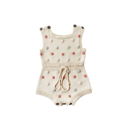 Douhoow Autumn Newborn Baby Girls Knitted Bodysuit Sleeveless Jumpsuit Casual Clothing 0-24Months
Douhoow Autumn Newborn Baby Girls Knitted Bodysuit Sleeveless Jumpsuit Casual Clothing 0-24Months