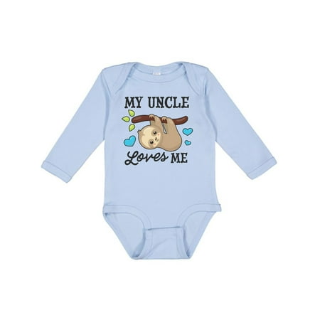 Inktastic My Uncle Loves Me with Sloth and Hearts Gift Baby Boy or Baby Girl Long Sleeve Bodysuit
Inktastic My Uncle Loves Me with Sloth and Hearts Gift Baby Boy or Baby Girl Long Sleeve Bodysuit