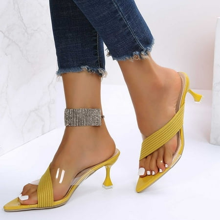 jjayotai Clearance Sandals for Women Women s Fashion High Heels Breathable Comfortable Beach Shoes Light Roman Sandals Rollbacks Yellow
jjayotai Clearance Sandals for Women Women s Fashion High Heels Breathable Comfortable Beach Shoes Light Roman Sandals Rollbacks Yellow