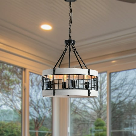 BMUERS Modern American luxury chandelier E26 white wooden retro round chandelier 6 bulbs without bulbs
BMUERS Modern American luxury chandelier E26 white wooden retro round chandelier 6 bulbs without bulbs