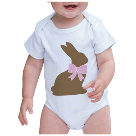 7 ate 9 Apparel Girls Happy Easter Shirts - Chocolate Bunny White Onepiece 3-6 Months
7 ate 9 Apparel Girls Happy Easter Shirts - Chocolate Bunny White Onepiece 3-6 Months