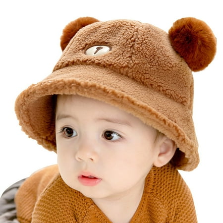Qmyliery Baby Girls Boys Double Plush Ball Bucket Cap Autumn Winter Fashion Warm Outdoor Hat
Qmyliery Baby Girls Boys Double Plush Ball Bucket Cap Autumn Winter Fashion Warm Outdoor Hat