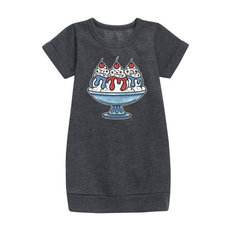 Instant Message - Americana - Red White & Blue Ice Cream Sundae - Toddler & Youth Girls Fleece Dress
Instant Message - Americana - Red White & Blue Ice Cream Sundae - Toddler & Youth Girls Fleece Dress