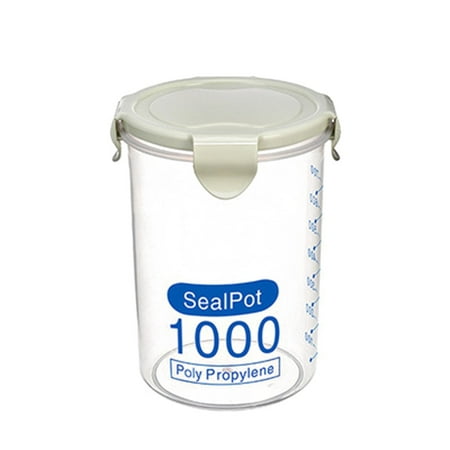 Buckle Transparent PP Plastic Sealed Cans Cereal Round Storage Tank Holders Containers Kitchen
Buckle Transparent PP Plastic Sealed Cans Cereal Round Storage Tank Holders Containers Kitchen