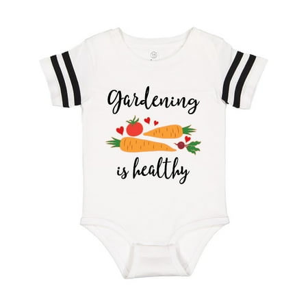 Inktastic Gardening Is Healthy Gardener Gift Gift Baby Boy or Baby Girl Bodysuit
