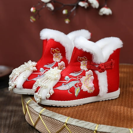 TOWED22 Toddler Boy Snow Boots Baby Girls Boys Soft Booties Snow Boots Warm Shoes Infant Toddler Warming Prewalker First Walkers Shoes Red
TOWED22 Toddler Boy Snow Boots Baby Girls Boys Soft Booties Snow Boots Warm Shoes Infant Toddler Warming Prewalker First Walkers Shoes Red