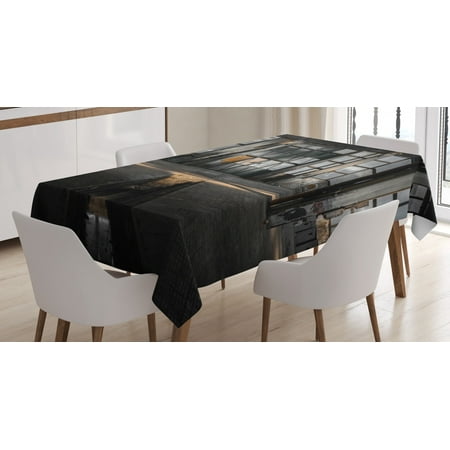 Industrial Decor Tablecloth Creepy Dark Interior Derelict Workplace Blight Aged Warehouse Door Image Rectangular Table Cover for Dining Room Kitchen 60 X 90 Inches Multicolor by Ambesonne
Industrial Decor Tablecloth Creepy Dark Interior Derelict Workplace Blight Aged Warehouse Door Image Rectangular Table Cover for Dining Room Kitchen 60 X 90 Inches Multicolor by Ambesonne